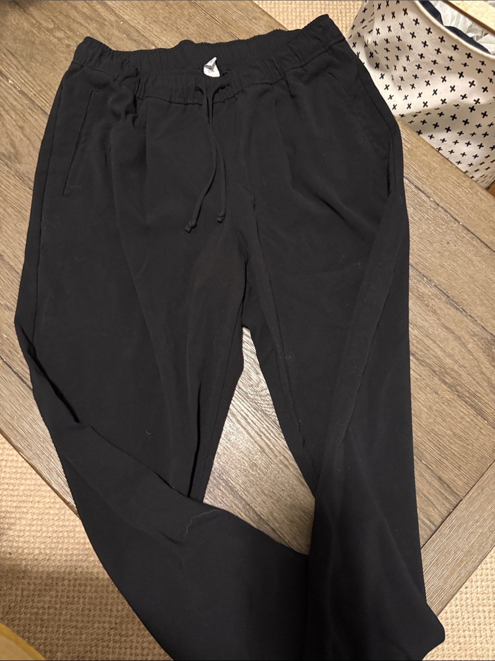 Women’s Black Drawstring Casual Pants
